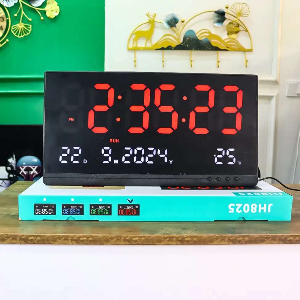 Large RED LED Digital clock