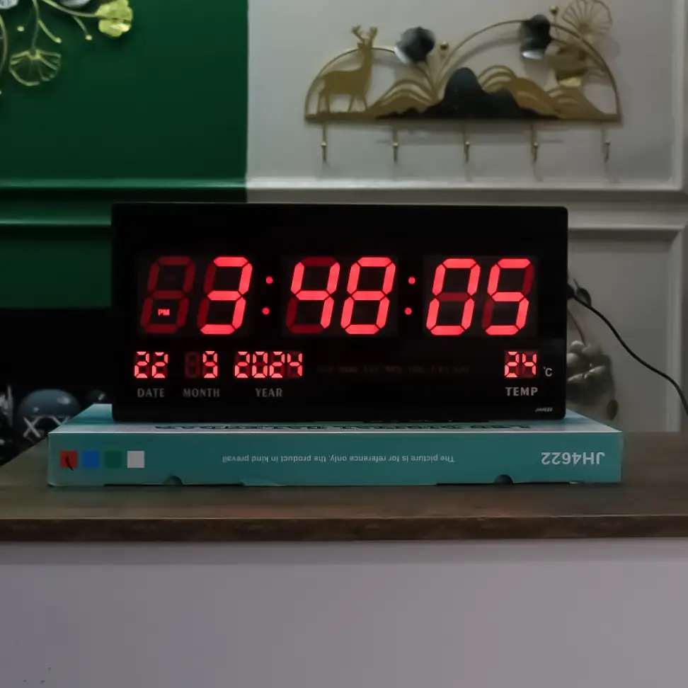 Large Red LED Digital clock